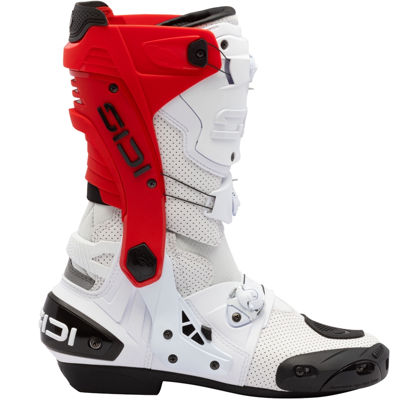 SiDi Rex Air Motorradstiefel weiß-rot