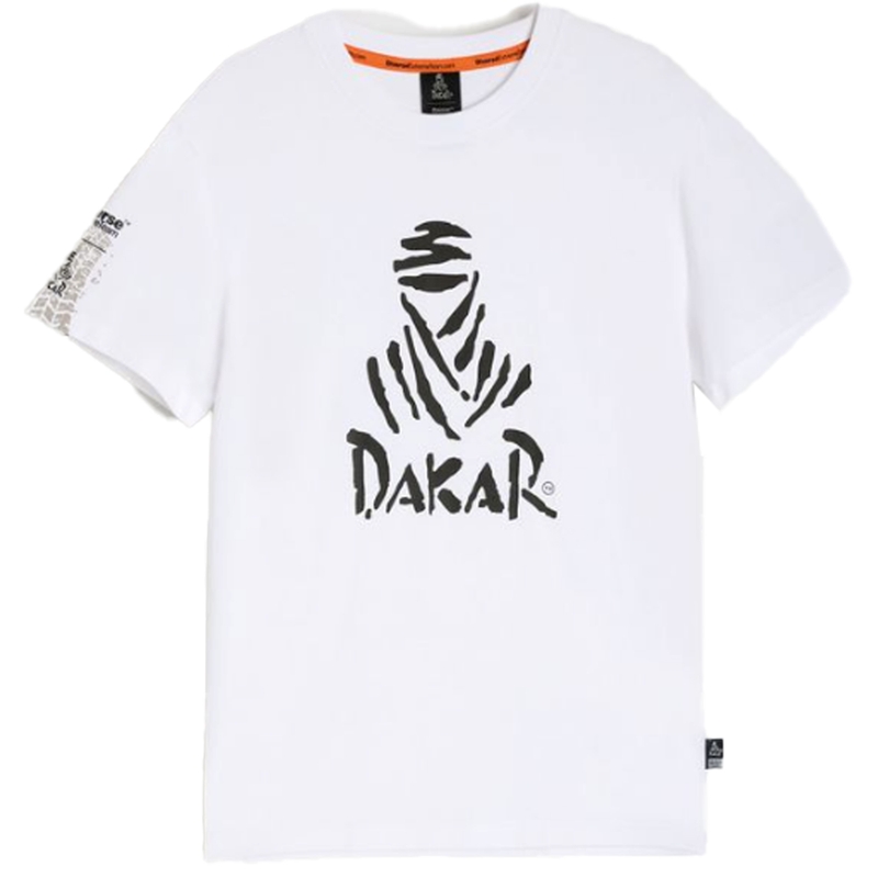 Dakar DES LOGO25 T-Shirt weiß