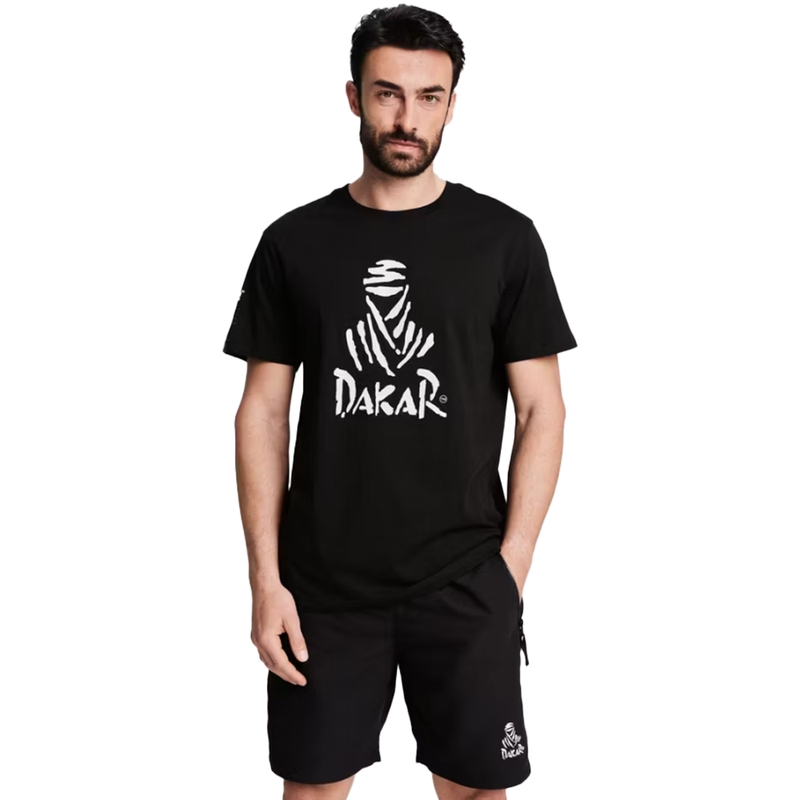 Dakar DES LOGO25 T-Shirt schwarz