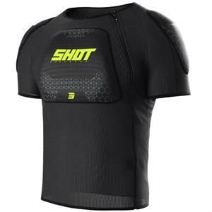 Körperschutz Shot Airlight T-Shirt schwarz-fluo gelb