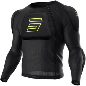 Körperschutz Shot Vest Prime schwarz-fluogelb