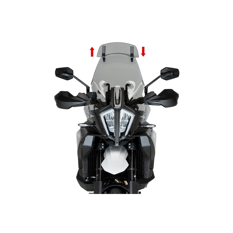 Windschutzscheibe PUIG TOURING WITH VISOR transparent