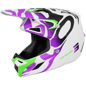 Shot Ghost Kinder Motocross Helm Lila