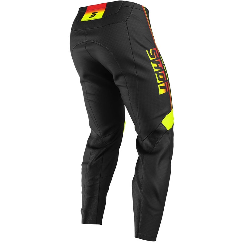 Shot Draw Block Kinder Motocross Hose Fluo Gelb
