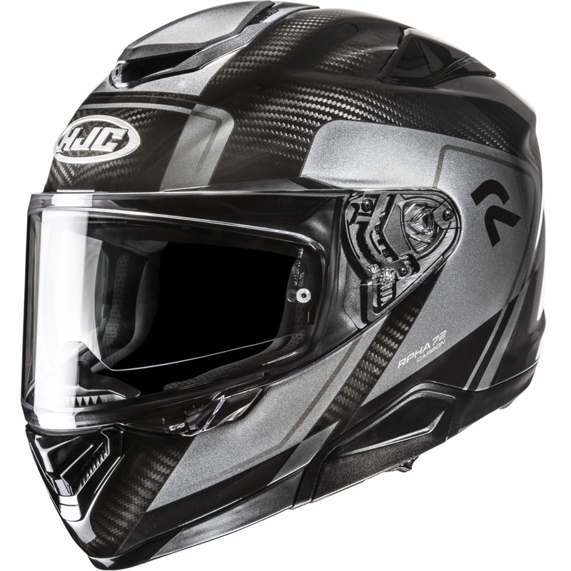 HJC RPHA 72 Carbon Fynex MC5 Integralhelm Motorrad Schwarz-Grau