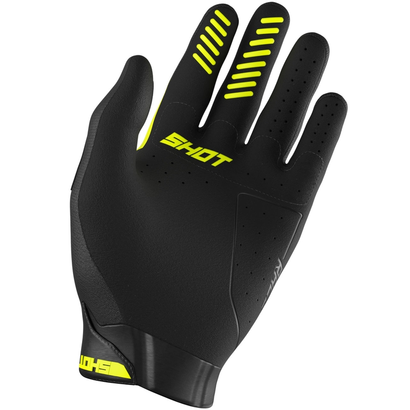 Shot Race Evo Kinder Motocross Handschuhe Fluo Gelb