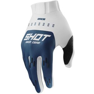 Shot Race Evo Kinder Motocross Handschuhe Petrol Blau