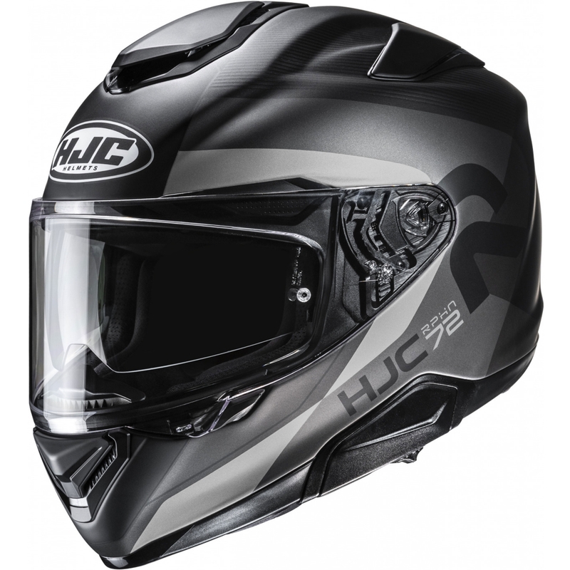 Integralhelm Motorrad HJC RPHA 72 Phyta MC5SF schwarz-grau