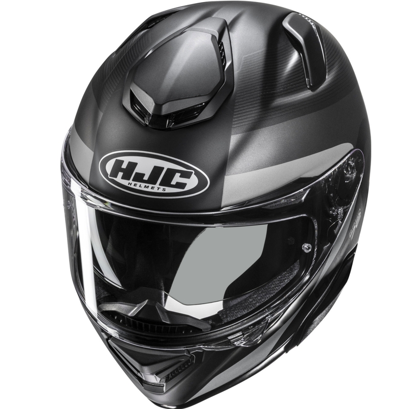 Integralhelm Motorrad HJC RPHA 72 Phyta MC5SF schwarz-grau