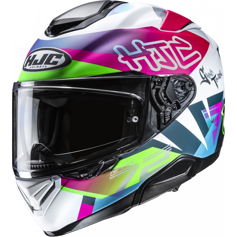 Integralhelm Motorrad HJC RPHA 72 Goldy MC84SF mehrfarbig