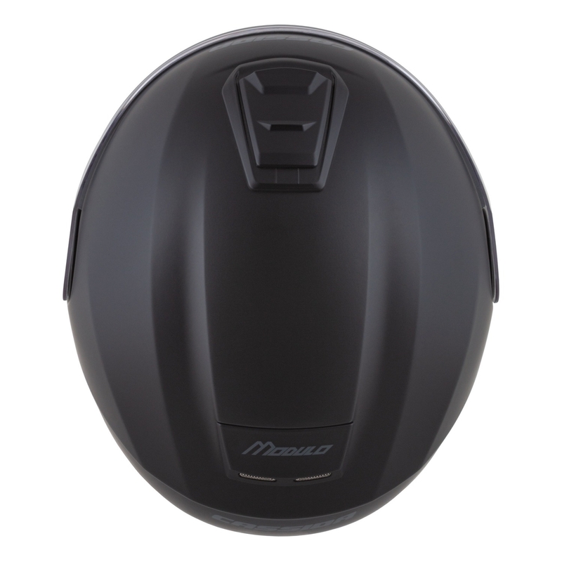 Cassida Modulo 2.1 Compass Motorrad-Klapphelm matt schwarz-grau