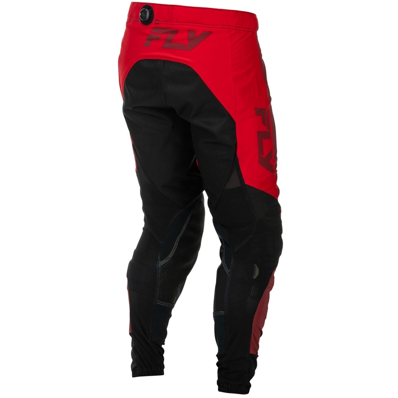 FLY Racing-USA Lite Motocrosshose schwarz-rot