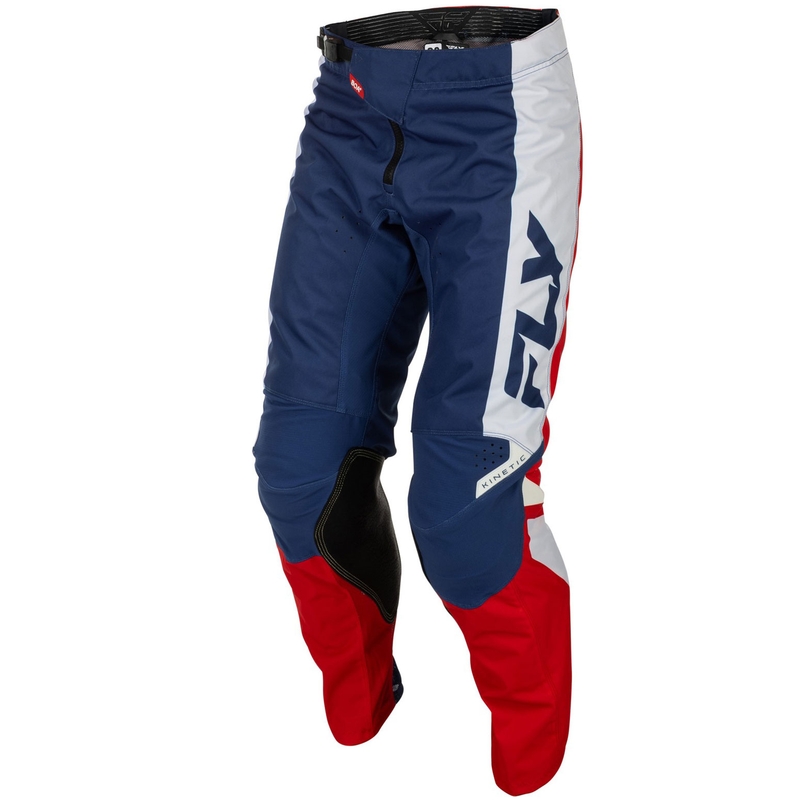 Motocrosshose FLY Racing - USA Kinetic rot-weiß-blau