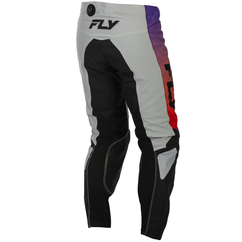 Motocrosshose FLY Racing - USA Kinetic grau-rot-lila-schwarz