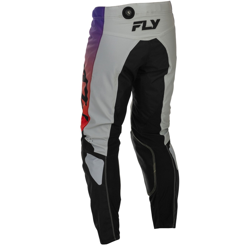 Motocrosshose FLY Racing - USA Kinetic grau-rot-lila-schwarz