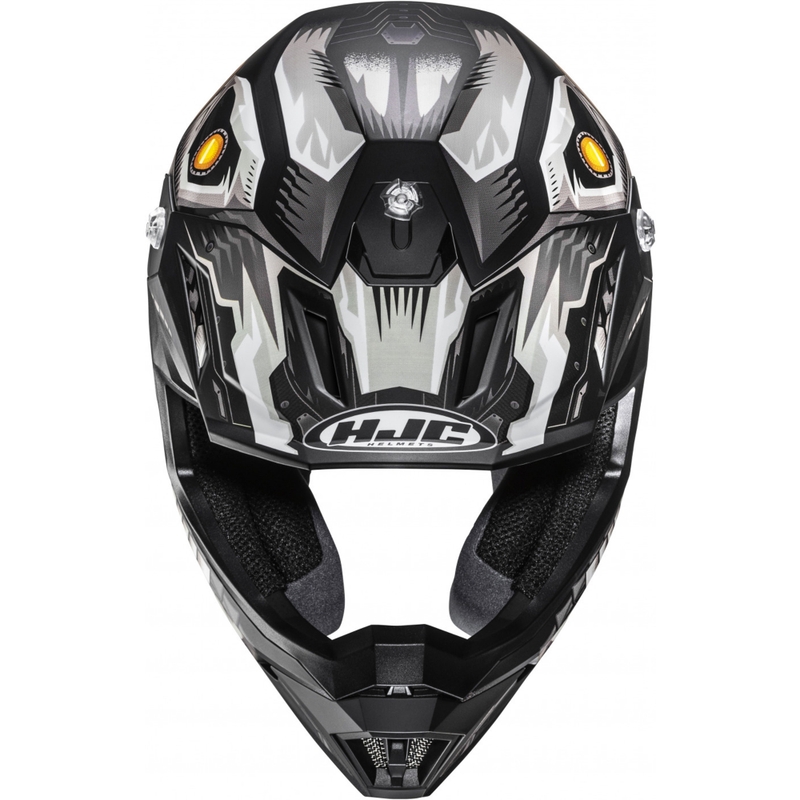 Motocrosshelm HJC C50 Mecha Beast MC5SF schwarz-grau