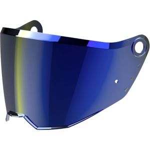 Plexiglas für Airoh Commander 2 Helme blau verspiegelt