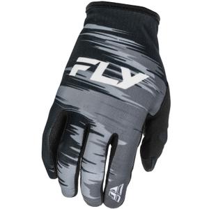Damen Motocrosshandschuhe FLY Racing - USA Lite schwarz-grau-weiß