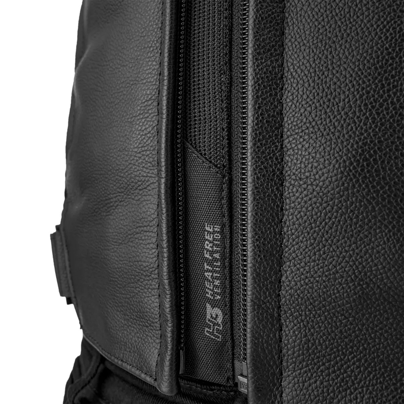 Shima Bandit 2.0 Leder-Motorradjacke schwarz-schwarz