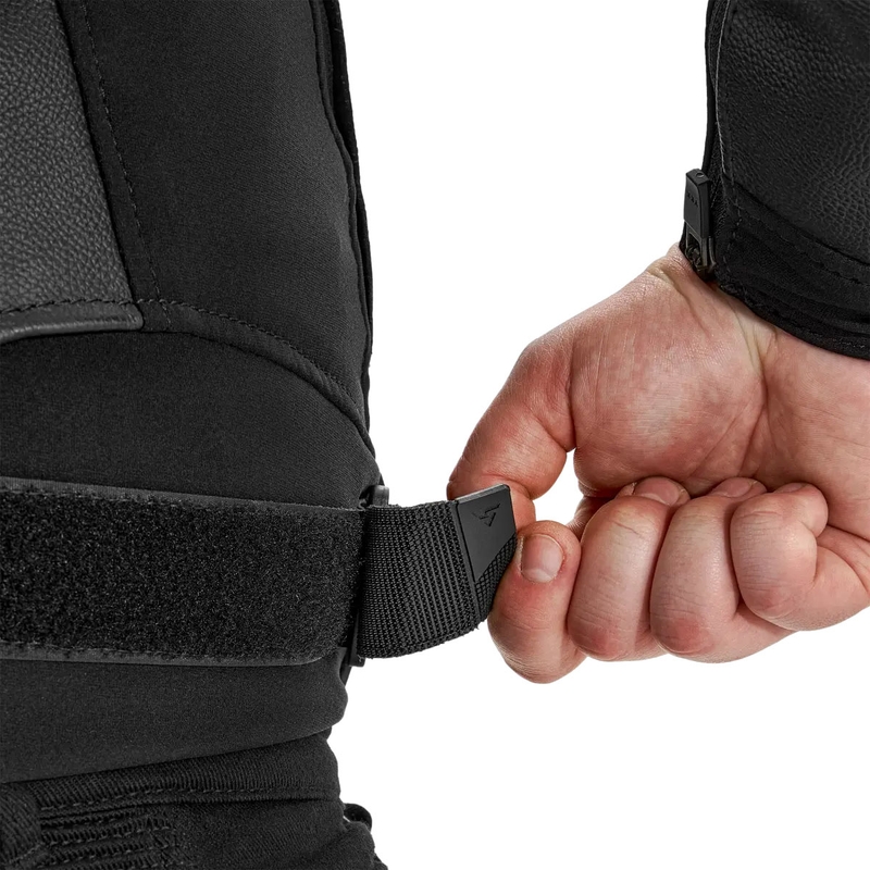 Shima Bandit 2.0 Leder-Motorradjacke schwarz-schwarz