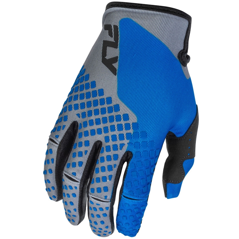 Motocross-Handschuhe FLY Racing - USA Kinetic blau-grau-schwarz