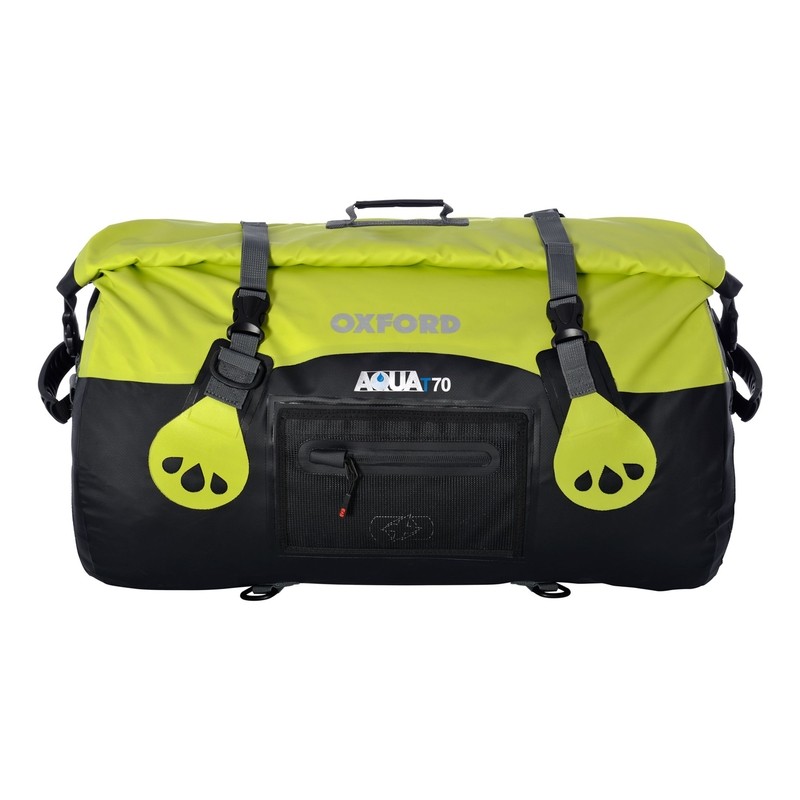 Wasserdichte Oxford Aqua70 Rolltasche schwarz-fluo gelb