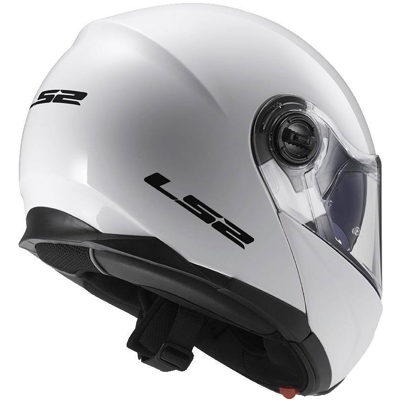 LS2 FF325 Strobe Weiß Flip-up Motorradhelm Ausverkauf