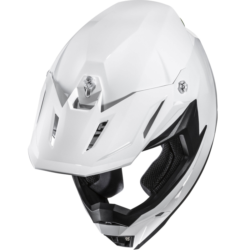 HJC C50 Solid Motocrosshelm perlweiß
