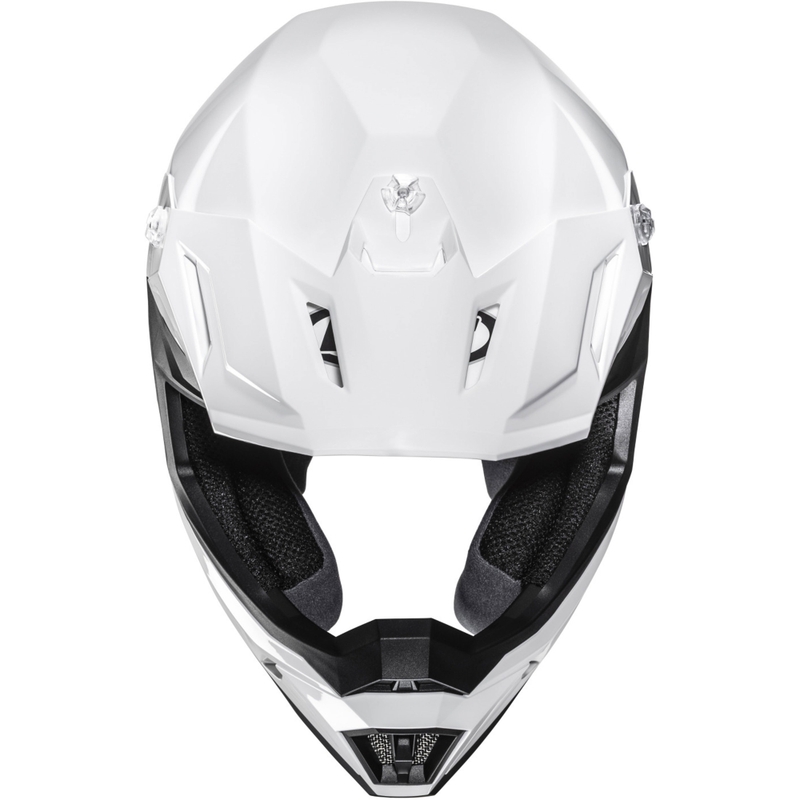 HJC C50 Solid Motocrosshelm perlweiß