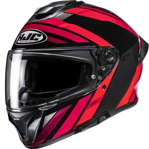 Integralhelm Motorrad HJC C71 Faber MC1 schwarz-rot