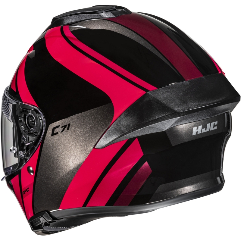 Integralhelm Motorrad HJC C71 Faber MC1 schwarz-rot