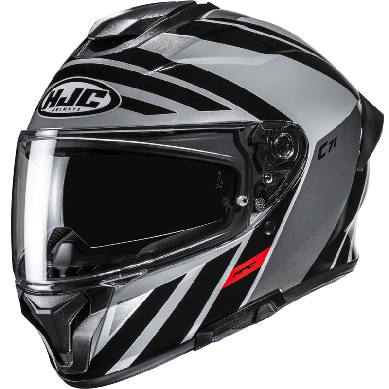 Integralhelm Motorrad HJC C71 Faber MC5 schwarz-grau