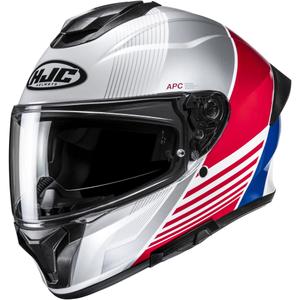 Integralhelm Motorrad HJC C71 Morix MC21 weiß-rot-blau