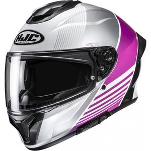 HJC C71 Morix MC8 Integralhelm Motorrad silber-pink