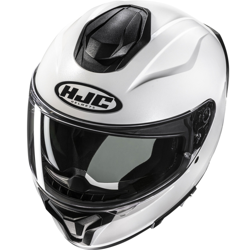 HJC C71 Solid Integralhelm Motorrad perlweiß