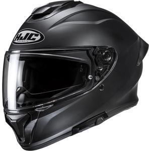 Integral-Motorradhelm HJC C71 Solid semi matt schwarz
