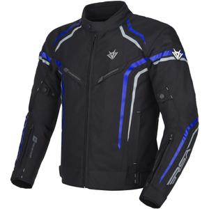 RSA Compact 2 Motorradjacke schwarz-grau-blau