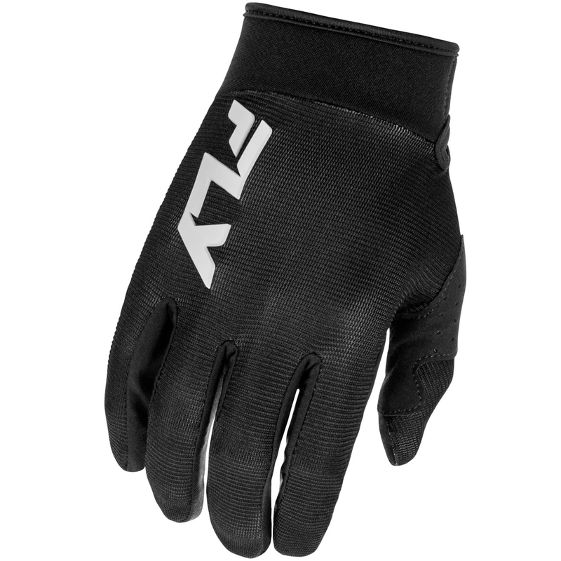 Kinder Motocrosshandschuhe FLY Racing - USA F-16 schwarz-weiß