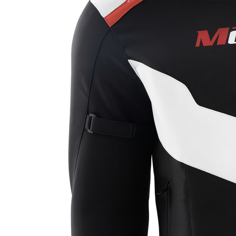 Motozem Team 2 Motorradjacke schwarz-weiß