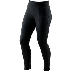 Street Racer Vixed kurze Motorradleggings für Damen, schwarz