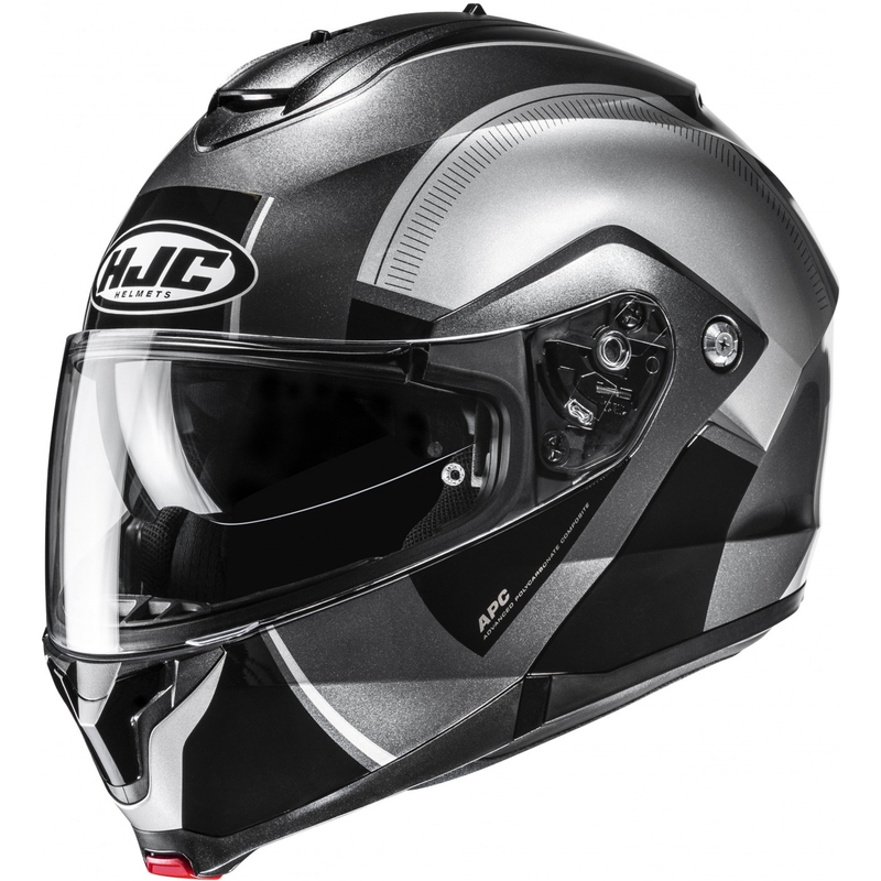 HJC C91N Jyn MC5 Motorrad Klapphelm Schwarz-Silber