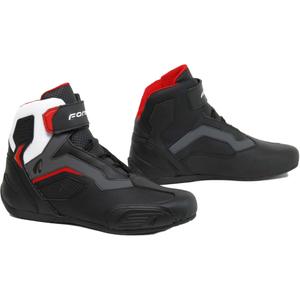 Forma Stinger EVO Flow schwarz-rot-weiß-graue Motorradstiefel