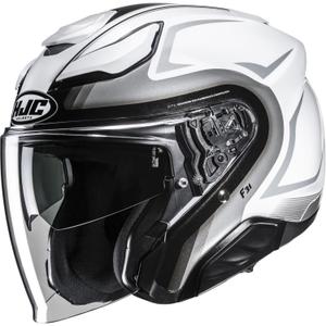 Jethelm HJC F31 Bask MC10 weiß-silber