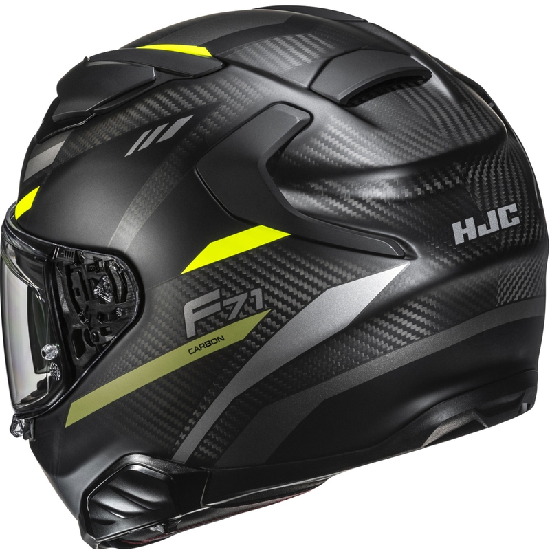 Integralhelm Motorrad HJC F71 CARBON Esira MC3HSF schwarz-fluo gelb