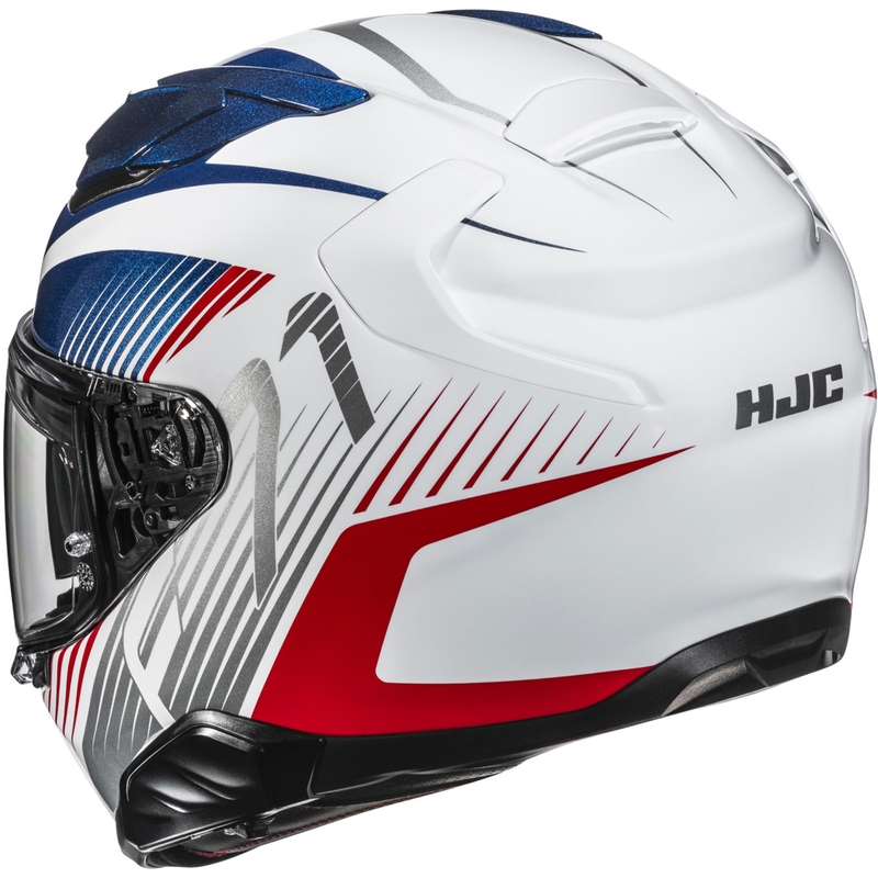 Integralhelm Motorrad HJC F71 Catos MC21 weiß-blau-rot