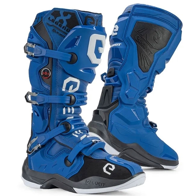 Eleveit X-Legend Motorradstiefel blau