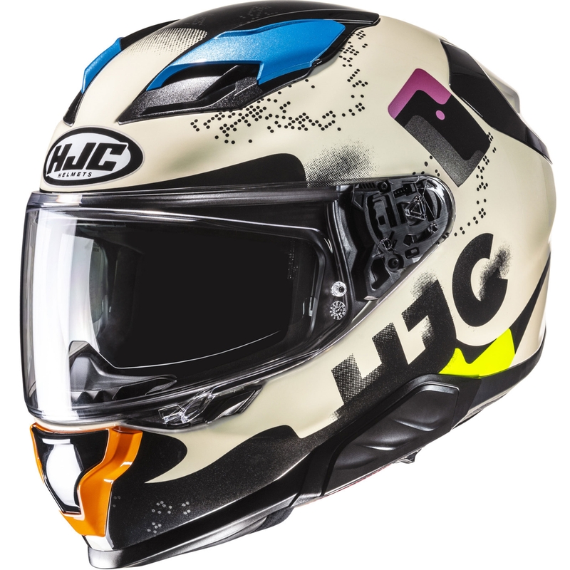 Integralhelm Motorrad HJC F71 Faco MC28 mehrfarbig