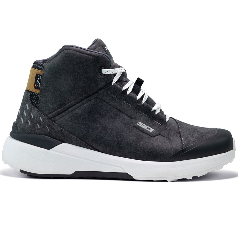 SIDI NUCLEUS Suede WP Motorradstiefel schwarz-weiß