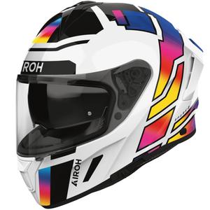 Airoh SPARK 2 Livery Integralhelm für Motorradfahrer, glänzend, Regenbogenfarben