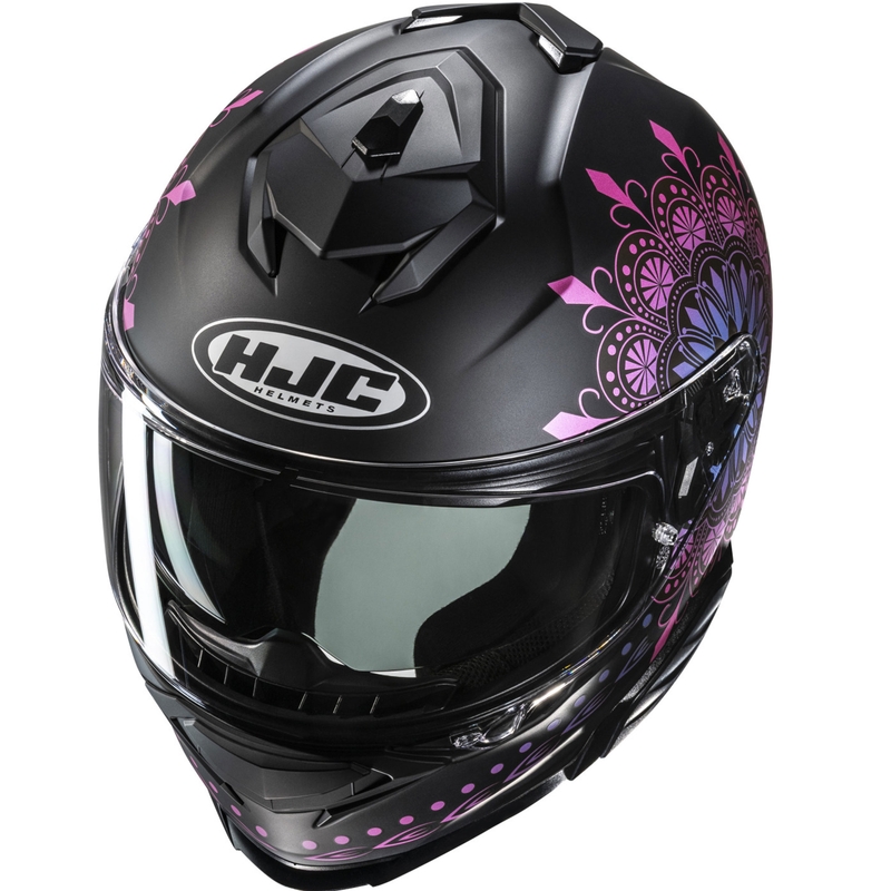 Integralhelm Motorrad HJC i71 Niel MC28SF schwarz-pink